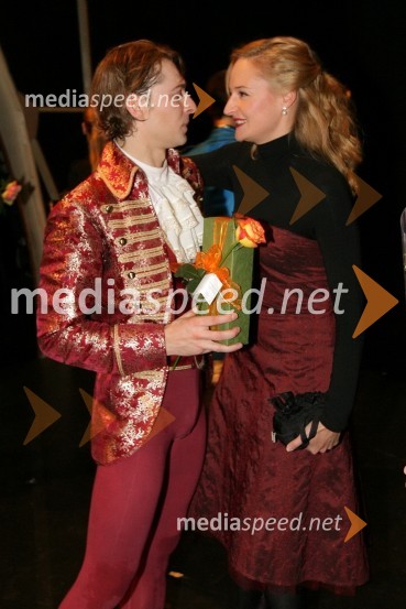 Anton Bogov, baletnik in Valentina Turcu, balerinaHrestač, premiera baleta v SNG Maribor