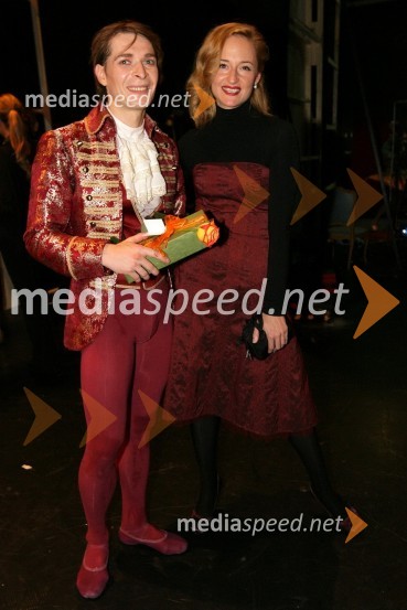 Anton Bogov, baletnik in Valentina Turcu, balerinaHrestač, premiera baleta v SNG Maribor