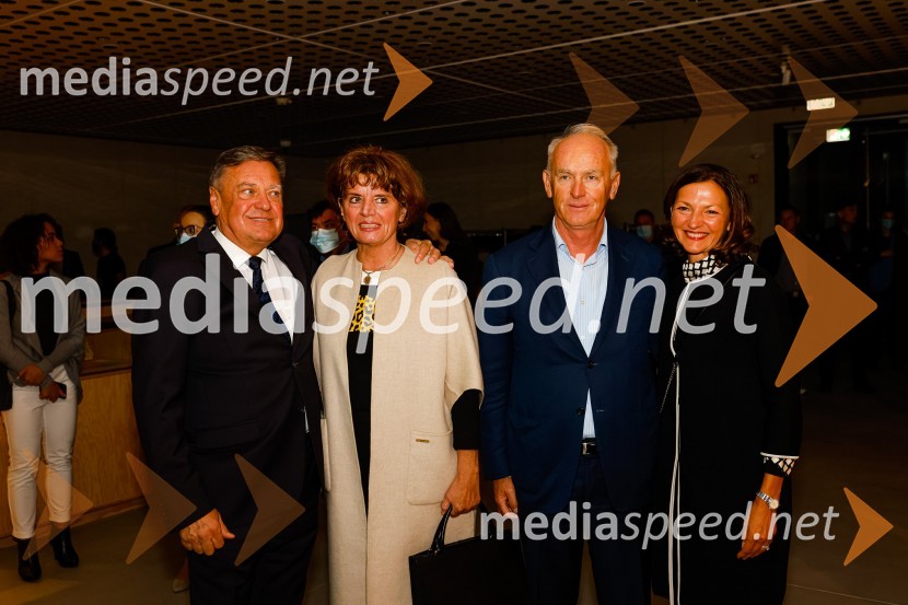  Zoran Janković, župan, Mestna občina Ljubljana;  ... ;  ... ; dr. Maja Zalaznik, nekdanja ministrica za izobraževanje, znanost in športOtvoritev prenovljene Cukrarne