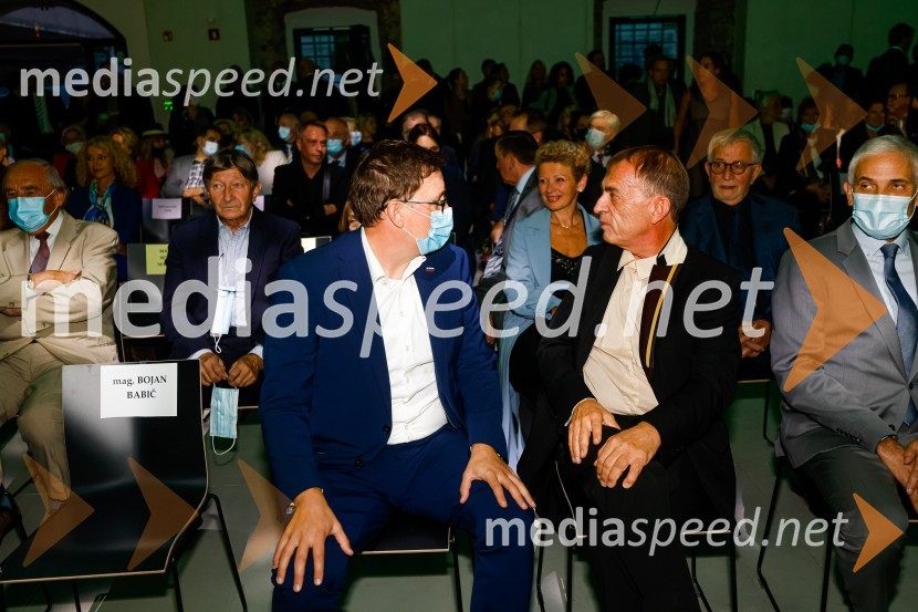  Boštjan  Koritnik , minister za javno upravoOtvoritev prenovljene Cukrarne