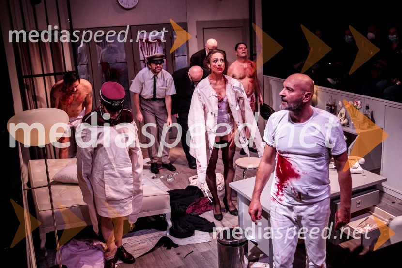 Igrajo: Lea Cok k. g., Ivan Godnič, Mitja Lovše k. g., Uroš Maček, Maruša Oblak, Ivan Rupnik, Sebastjan Starič k. g., Dario VargaNorišnica d.o.o., premiera Slovenskega mladinskega gledališča Ljubljana