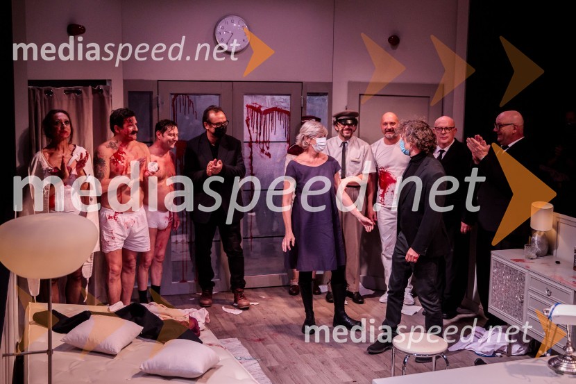 Igrajo: Lea Cok k. g., Ivan Godnič, Mitja Lovše k. g., Uroš Maček, Maruša Oblak, Ivan Rupnik, Sebastjan Starič k. g., Dario VargaNorišnica d.o.o., premiera Slovenskega mladinskega gledališča Ljubljana