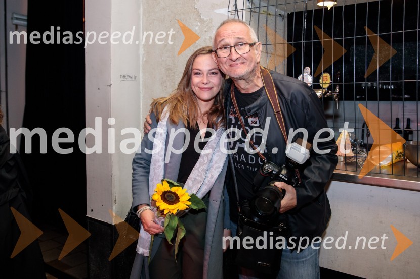  Lea Cok, igralka;  Vito Tofaj, fotografNorišnica d.o.o., premiera Slovenskega mladinskega gledališča Ljubljana