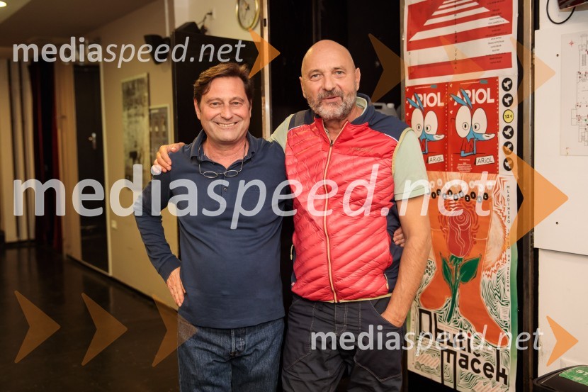  Uroš Maček, igralec;  Dario Varga, igralecNorišnica d.o.o., premiera Slovenskega mladinskega gledališča Ljubljana