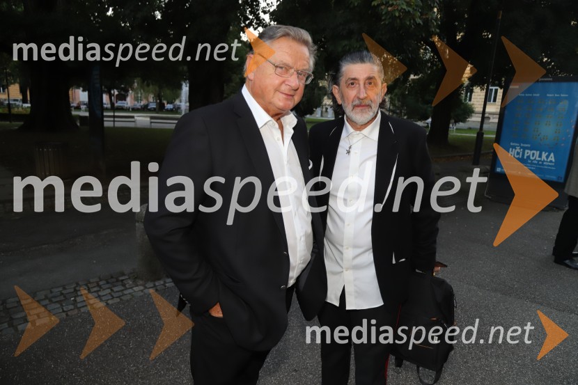  Dušan Mlakar, režiser;  Leo Kulaš, kostumografTo noč sem jo videl, premiera drame, SNG Maribor