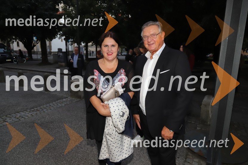  Uršula Cetinski, generalna direktorica, Cankarjev dom;  Dušan Mlakar, režiserTo noč sem jo videl, premiera drame, SNG Maribor