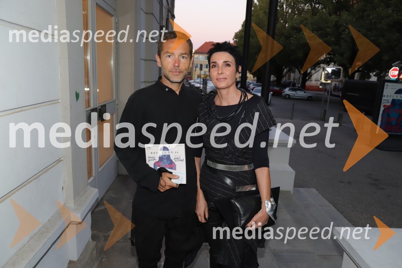  Aleš Novak, umetniški direktor Festivala Borštnikovo srečanje;  Tajka  Šnuderl NovakTo noč sem jo videl, premiera drame, SNG Maribor