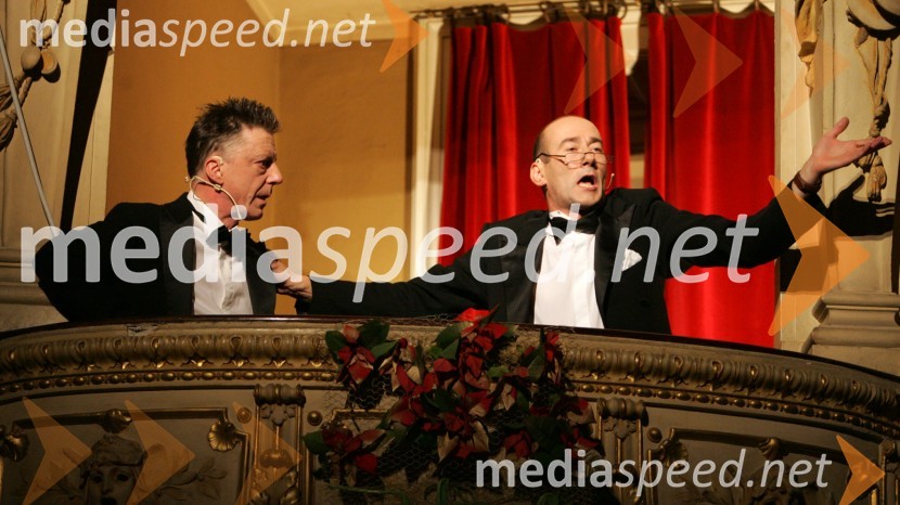 Igralca Andrej Rozman Roza in Boris OstanSlovenka leta 2005