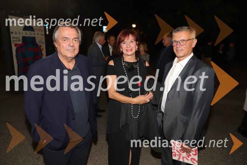  Drago Jančar, pisatelj;  Zora  A. JuričTo noč sem jo videl, premiera drame, SNG Maribor