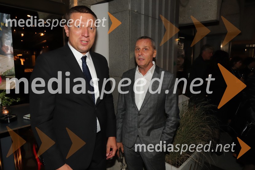 mag. Andrej Rajh, poslanec DZ;  Danilo Rošker, direktor SNG MariborTo noč sem jo videl, premiera drame, SNG Maribor