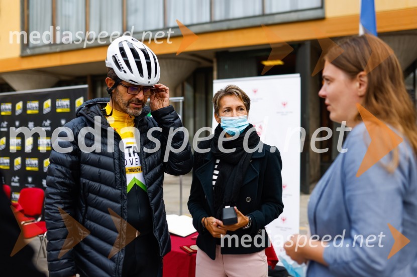  Matjaž Rakovec, župan Mestne občine KranjV Kranju predstavili L'Étape Slovenia by Tour de France