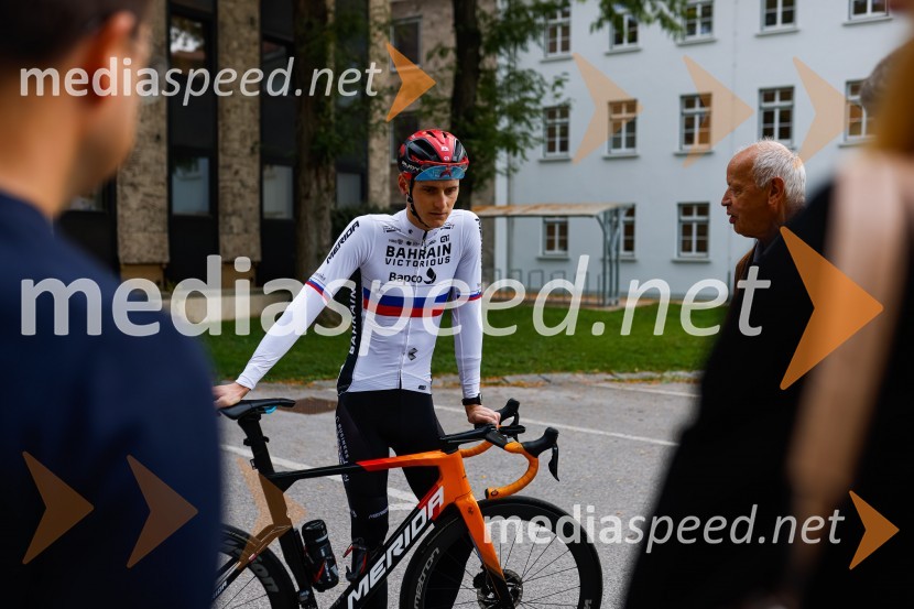  Matej Mohorič, cestni kolesar, ambasador L'EtapeV Kranju predstavili L'Étape Slovenia by Tour de France