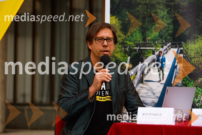  Rok Šinkovec, glasbenikV Kranju predstavili L'Étape Slovenia by Tour de France