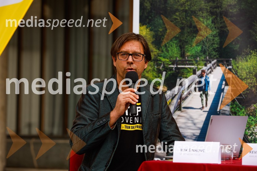  Rok Šinkovec, glasbenikV Kranju predstavili L'Étape Slovenia by Tour de France