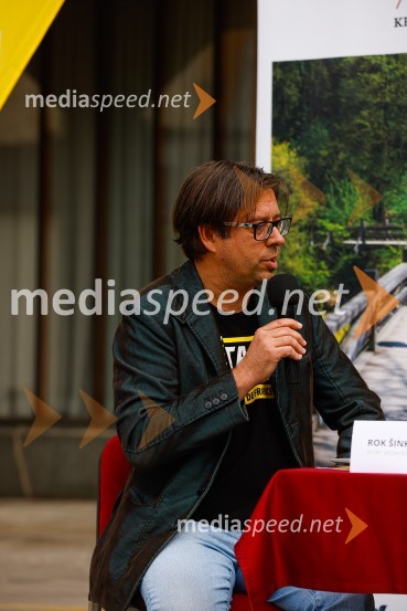  Rok Šinkovec, glasbenikV Kranju predstavili L'Étape Slovenia by Tour de France