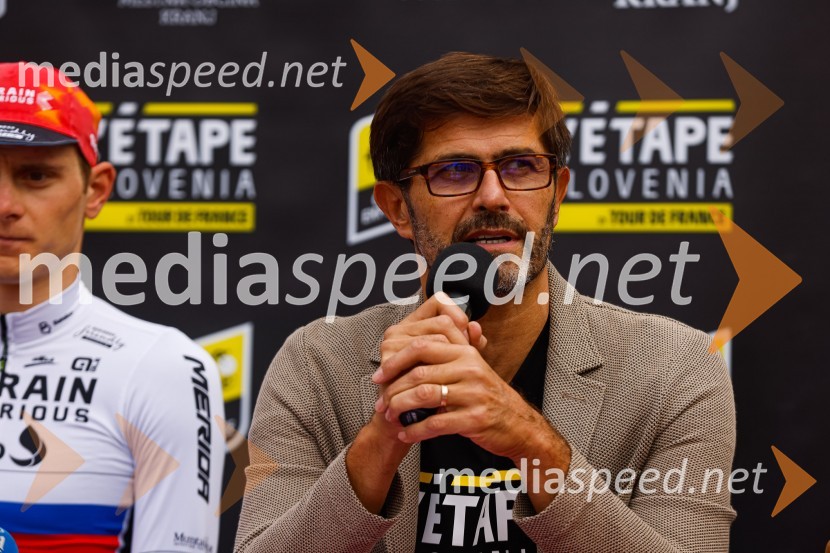  Matjaž Rakovec, župan Mestne občine KranjV Kranju predstavili L'Étape Slovenia by Tour de France