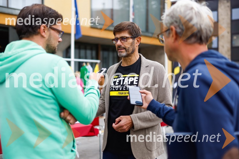  Matjaž Rakovec, župan Mestne občine KranjV Kranju predstavili L'Étape Slovenia by Tour de France