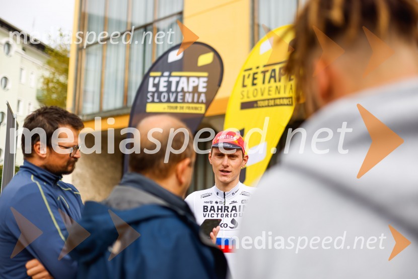  Matej Mohorič, cestni kolesar, ambasador L'EtapeV Kranju predstavili L'Étape Slovenia by Tour de France
