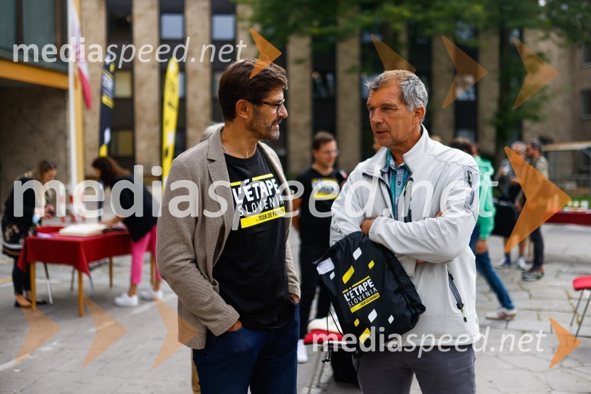  Matjaž Rakovec, župan Mestne občine Kranj;  ... V Kranju predstavili L'Étape Slovenia by Tour de France