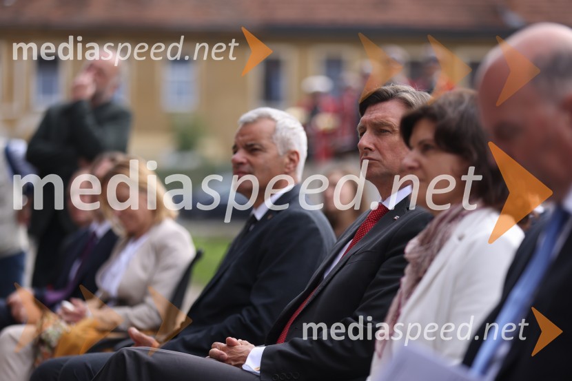  Sašo Arsenovič, župan občine Maribor;  Borut Pahor, predsednik Republike SlovenijeOdprtje muzeja Stalag XVIII-D, Maribor