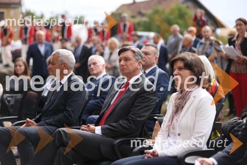  Saša Arsenovič, župan občine Maribor, podjetnik;  Borut Pahor, predsednik Republike Slovenije;  ... Odprtje muzeja Stalag XVIII-D, Maribor