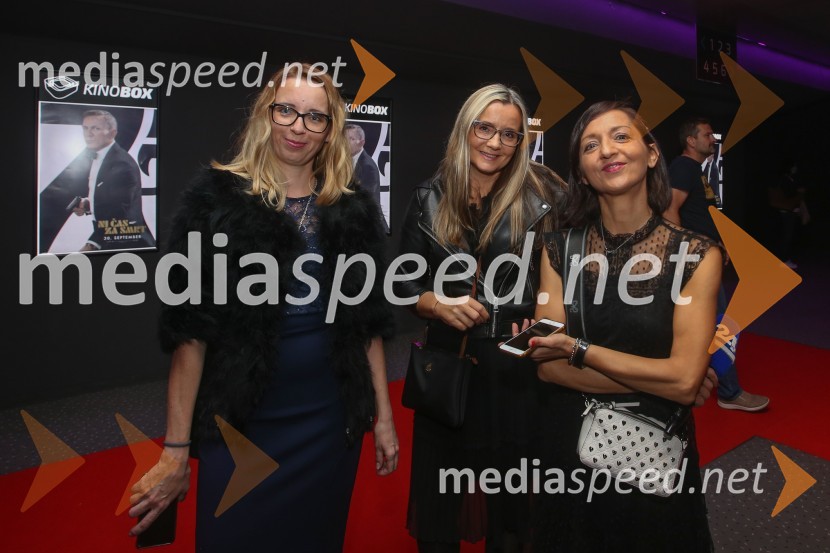  Ksenija Arzenšek, namestnica direktorja MARIBOX;  Duška  Žolger, Pepermint PR;  Jagoda Đorđević, agencija Pepermint PRNi čas za smrt, premiera filma v Mariboxu