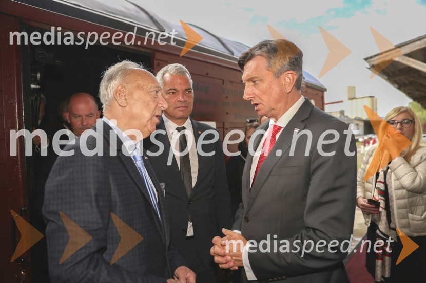  Janez  Ujčič, direktor Mednarodnega raziskovalnega centra druge svetovne vojne;  Saša Arsenovič, župan občine Maribor, podjetnik;  Borut Pahor, predsednik Republike SlovenijeOdprtje muzeja Stalag XVIII-D, Maribor