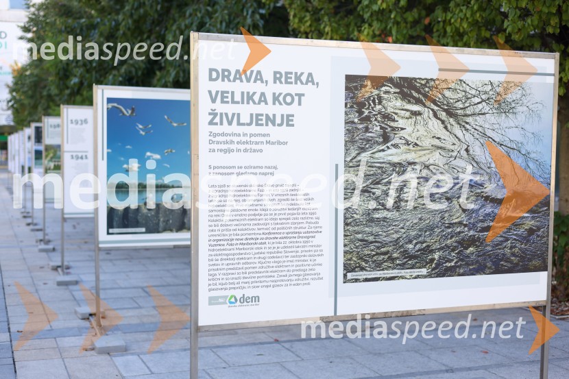 Dravske elektrarne Maribor ob 70. letnici odprle razstavo