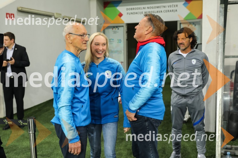  Miroslav Cerar, nekdanji gimnastičar, predsednik Odbora za podeljevanje Bloudkovih priznanj;  Janja Garnbret, športna plezalka;  Zoran Janković, župan, Mestna občina LjubljanaDobrodelni dogodek Fundacije Miroslava Cerarja