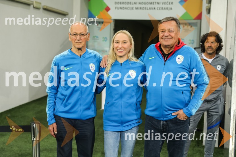  Miroslav Cerar, nekdanji gimnastičar, predsednik Odbora za podeljevanje Bloudkovih priznanj;  Janja Garnbret, športna plezalka;  Zoran Janković, župan, Mestna občina LjubljanaDobrodelni dogodek Fundacije Miroslava Cerarja