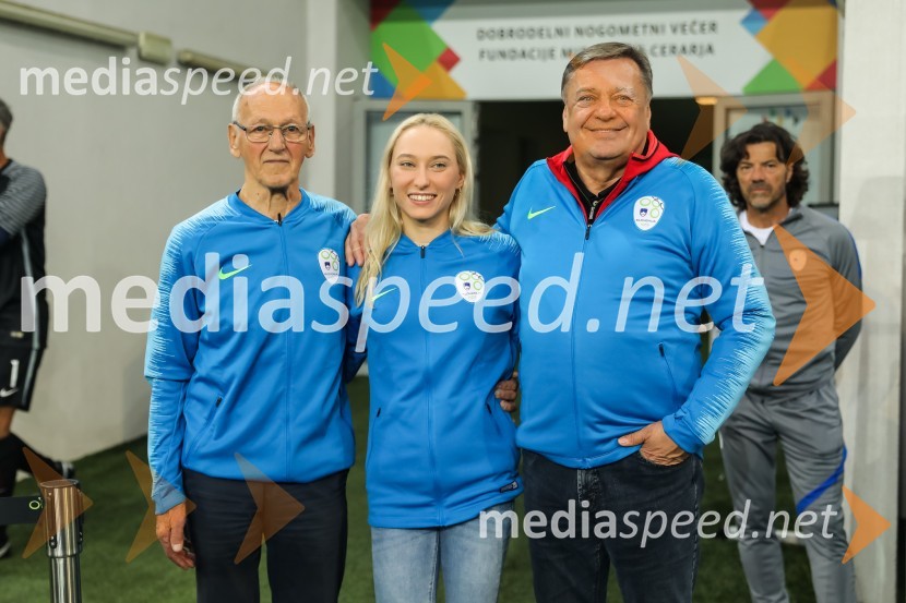  Miroslav Cerar, nekdanji gimnastičar, predsednik Odbora za podeljevanje Bloudkovih priznanj;  Janja Garnbret, športna plezalka;  Zoran Janković, župan, Mestna občina LjubljanaDobrodelni dogodek Fundacije Miroslava Cerarja