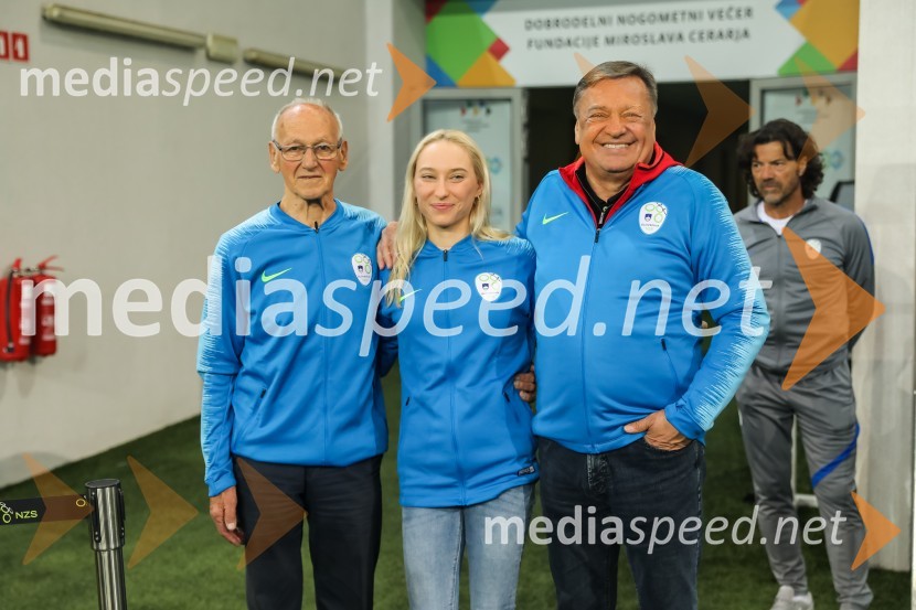  Miroslav Cerar, nekdanji gimnastičar, predsednik Odbora za podeljevanje Bloudkovih priznanj;  Janja Garnbret, športna plezalka;  Zoran Janković, župan, Mestna občina LjubljanaDobrodelni dogodek Fundacije Miroslava Cerarja