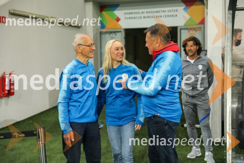  Miroslav Cerar, nekdanji gimnastičar, predsednik Odbora za podeljevanje Bloudkovih priznanj;  Janja Garnbret, športna plezalka;  Zoran Janković, župan, Mestna občina LjubljanaDobrodelni dogodek Fundacije Miroslava Cerarja