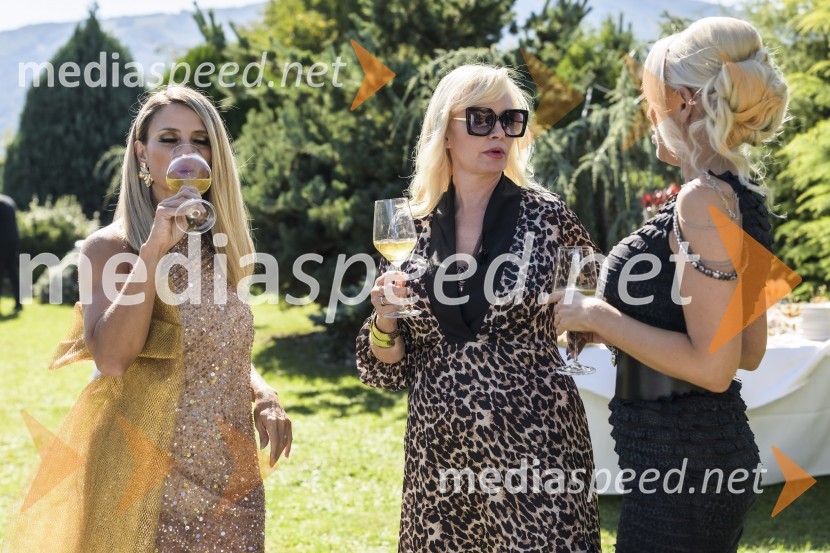  Gordana Grandošek Whiddon, plesalka, lastnica blagovne znamke GGW;  Andreja  Medvedič, lastnica in direktorica Sense Wellness Cluba;  Carmen OsovnikarEkskluzivno druženje z Vražjimi damami