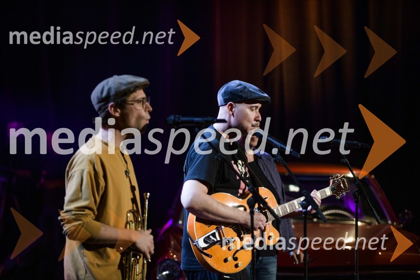  Luka Ipavec, glasbenik, skupina Manouche;  Robi Pikl, skupina ManoucheFrišno / Fresh – 1. Dan nove slovenske glasbe