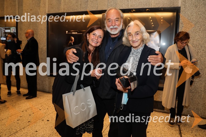  Darja Hlavka Godina, glasbena oblikovalka;  Karpo Godina, režiser;  Ivanka Mežan, igralkaČešnjev vrt, premiera komedije in podelitev Dnevnikove nagrade Tjaši Železnik