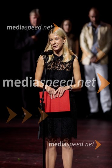  Tjaša  Železnik, igralkaČešnjev vrt, premiera komedije in podelitev Dnevnikove nagrade Tjaši Železnik