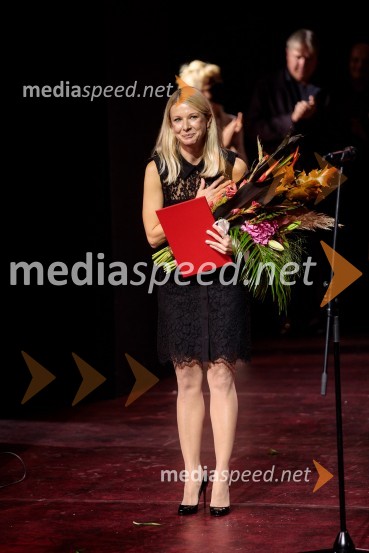  Tjaša  Železnik, igralkaČešnjev vrt, premiera komedije in podelitev Dnevnikove nagrade Tjaši Železnik