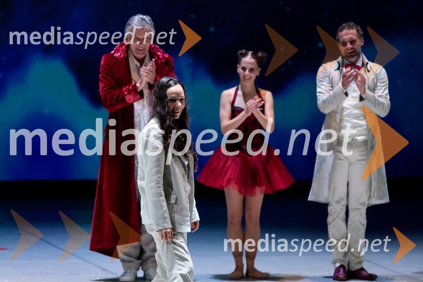  Bojan Maroševič, igralec;  Nana Milčinski, pevka;  Ema Perić, baletna plesalka;  Tiberiu Marta, baletni plesalecNanine pesmi, glasbeno-plesna predstava