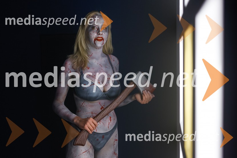 Prva razstava poslikav - iluzij na človeških telesih ob 5. obletnici Hiše iluzij