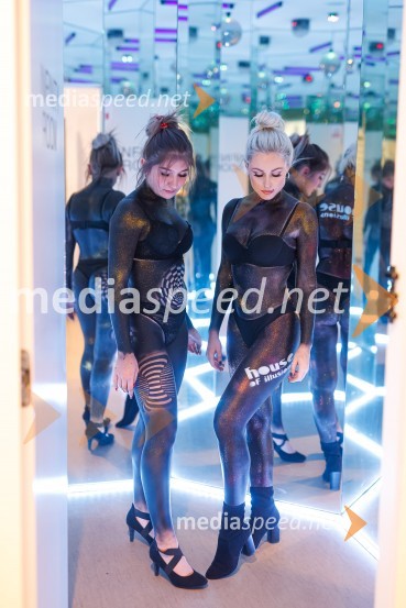 Prva razstava poslikav - iluzij na človeških telesih ob 5. obletnici Hiše iluzij