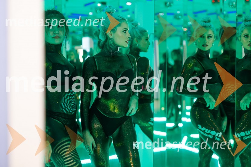 Prva razstava poslikav - iluzij na človeških telesih ob 5. obletnici Hiše iluzij