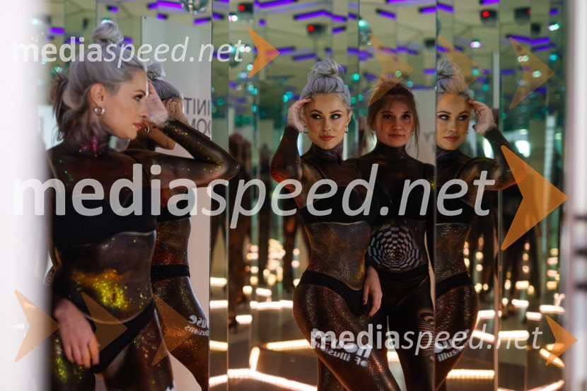 Prva razstava poslikav - iluzij na človeških telesih ob 5. obletnici Hiše iluzij