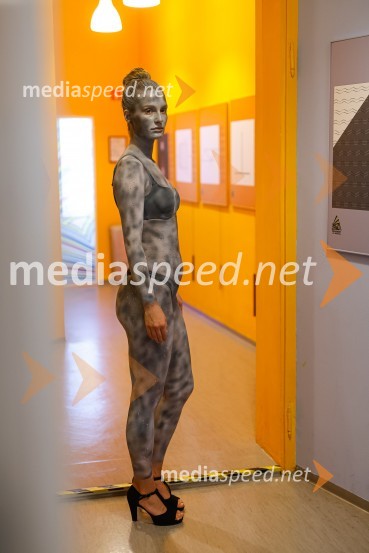 Prva razstava poslikav - iluzij na človeških telesih ob 5. obletnici Hiše iluzij