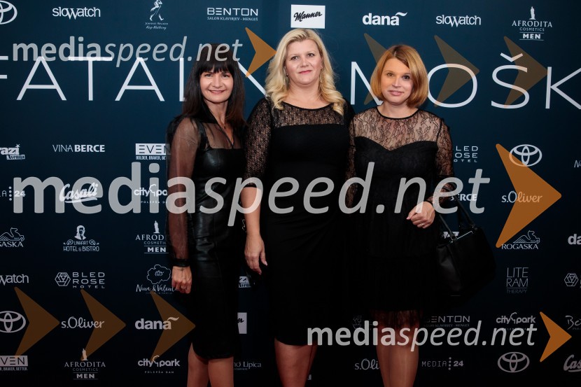  Petra Udiljak Novak, SEB Slovenija d.o.o.;  Nataša Šerbinek, predstavnica podjeta BZ Tefal, Rowenta in Krups;  Polona Eisenhut, predstavnica podjetja BZ Tefal, Rowenta in KrupsFatalni moški 2021 je Aljoša Bagola