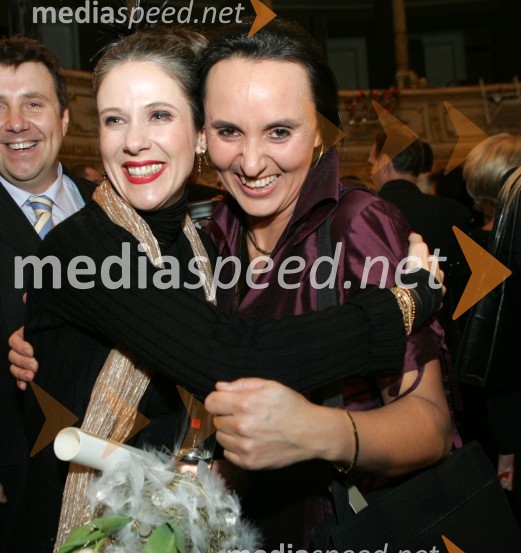 Igralka Nataša Tič Ralijan in Benka Pulko, svetovna popotnica in Slovenka leta 2003Slovenka leta 2005