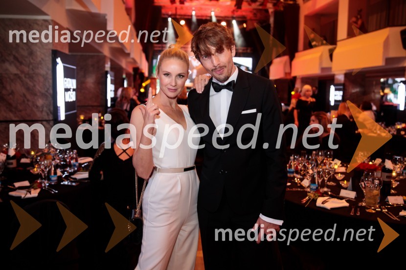  Iva Krajnc Bagola, igralka;  Aljoša  Bagola, izvršni kreativni direktor Pristop CreativeFatalni moški 2021 je Aljoša Bagola