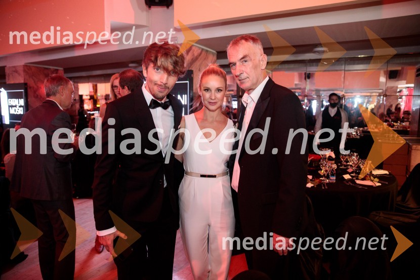  Aljoša  Bagola, izvršni kreativni direktor Pristop Creative;  Iva Krajnc Bagola, igralka;  Jonas Žnidaršič, igralecFatalni moški 2021 je Aljoša Bagola