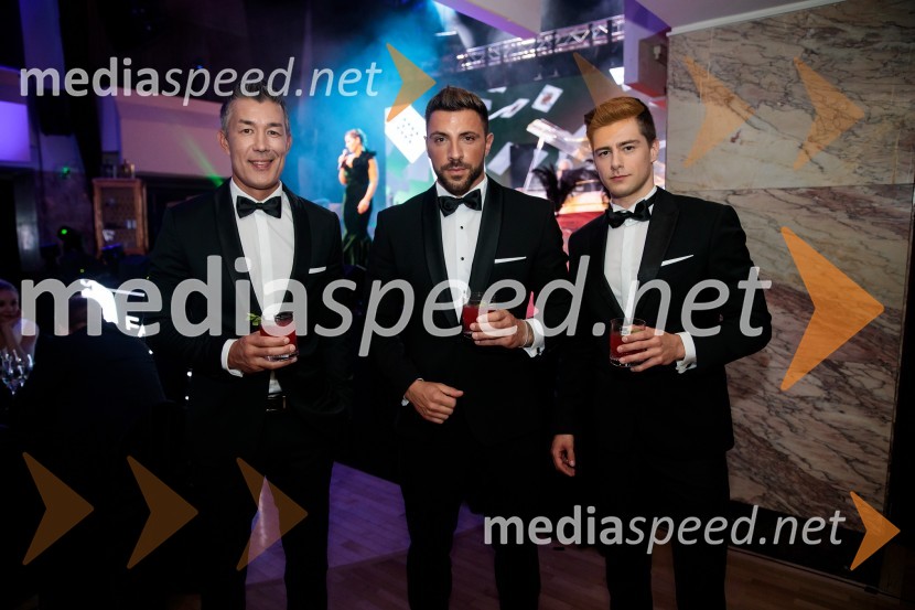  Taiji Tokuhisa, maneken in voditelj;  Gregor Čeglaj, Finalist Mister Slovenije 2017, Sanjski moški 2021;  Matej Zemljič, igralecFatalni moški 2021 je Aljoša Bagola