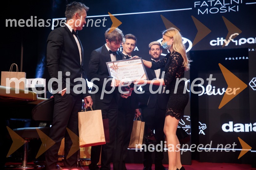  Taiji Tokuhisa, maneken in voditelj;  Aljoša Bagola, kreativec, kolumnist, predavatelj in knjižni avtor;  Matej Zemljič, igralec;  Robert Korošec, igralec;  ... Fatalni moški 2021 je Aljoša Bagola